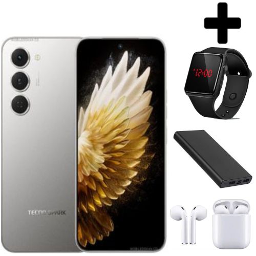 [New Arrials] TECNO SPARK 40 Pro+ 256GB +16(8+8)GB 6.78" 120Hz Phone Dynamic Port 50MP Stereo Speaker 5200mAh 45W Type-C Dual SIM 4G Under Display Fingerprint SPARK 40 Pro Plus IP64 Smart Phones