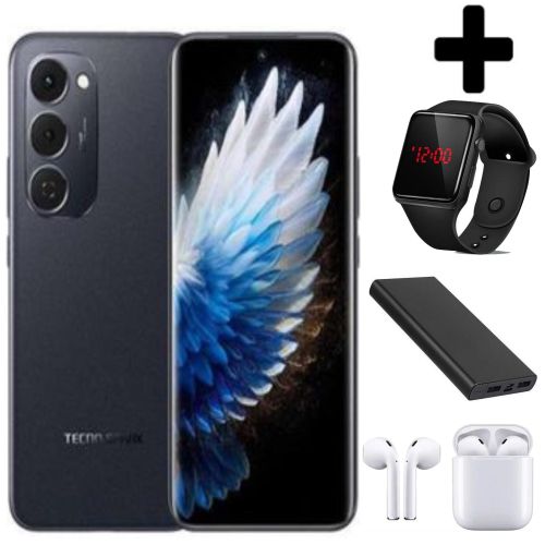 [New Arrials] TECNO SPARK 40 Pro+ 256GB +16(8+8)GB 6.78" 120Hz Phone Dynamic Port 50MP Stereo Speaker 5200mAh 45W Type-C Dual SIM 4G Under Display Fingerprint SPARK 40 Pro Plus IP64 Smart Phones