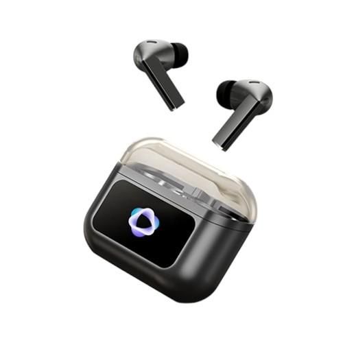 Infinix AI Buds, IP67 Water Resistant, Adjustable Ear-hooks, Open -ear, Noise Cancellation - Black.