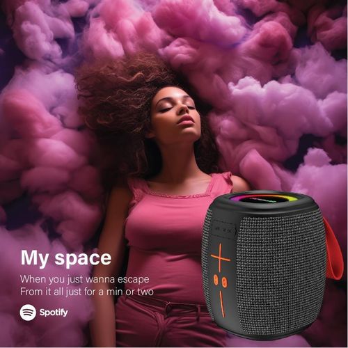 Amaya Experience deep, high-quality sound and calming colorful lights with the BD66 Waterproof Wireless Bluetooth Speaker – featuring immersive audio, IPX5 protection, and a design that brings peace t