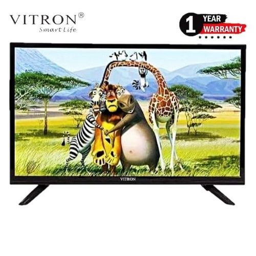 VITRON 24" INCHES HTC2446 HD Digital AC/DC LED TV INBUILT DECODER(for local channels) Multiple HDMI Output and USB AV ports Wide Color Enhancer