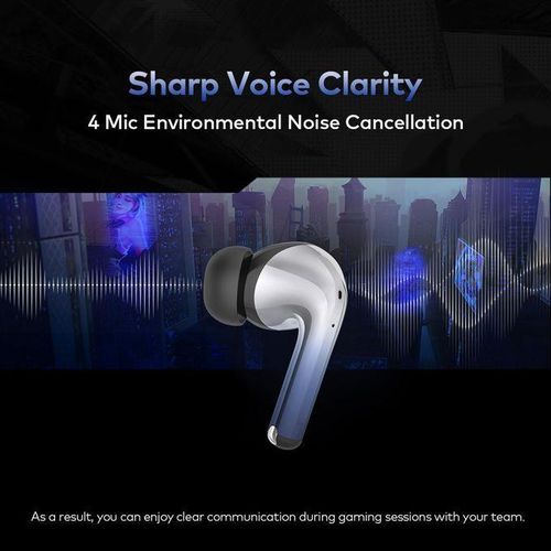 Itel BudsPlay BudsBass 4 mic ENC 45ms ultra low latency game mode earbuds now available. has deeper superb bass system . can last with the battery for a very long period of time upto 2 weeks standby