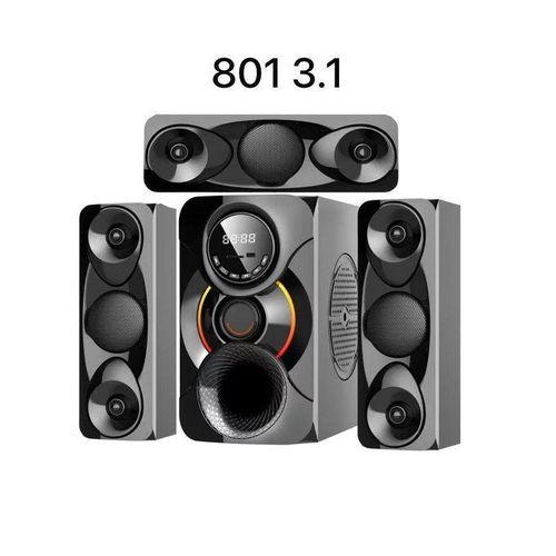 Globalstar GS-801 3.1 X-Bass Multimedia Speaker System – 15000W PMPO, Powerful Bass,has an incredible bass system with pure clarity.good quality output