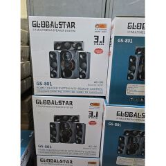 Globalstar GS-801 3.1 X-Bass Multimedia Speaker System – 15000W PMPO, Powerful Bass,has an incredible bass system with pure clarity.good quality output