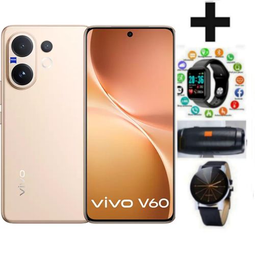 Vivo V60 5G 512GB 12GB RAM,Snapdragon 7 Gen 4 Processor 6.77 inch IP68 $ IP69 6500mAh/ 90w Flascharge+12 MONTHS WARRANTY...