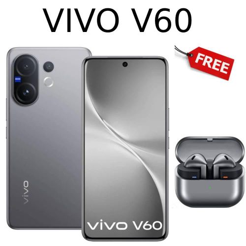Vivo V60 5G 512GB 12GB RAM,Snapdragon 7 Gen 4 Processor 6.77 inch IP68 $ IP69 6500mAh/ 90w Flascharge+12 MONTHS WARRANTY...