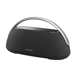 Harman Kardon Go + Play 3 Portable Wireless Bluetooth Speaker, 8Hr Battery Life, Inbuilt Microphone & Powerbank, Powerful Sound and Bass, Glass-Touch Control Panel
