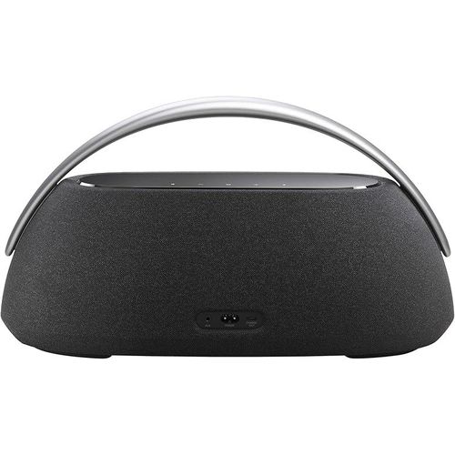 Harman Kardon Go + Play 3 Portable Wireless Bluetooth Speaker, 8Hr Battery Life, Inbuilt Microphone & Powerbank, Powerful Sound and Bass, Glass-Touch Control Panel