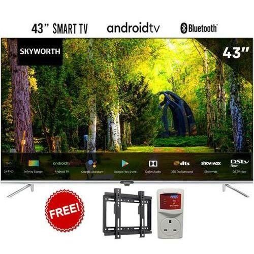 OFFER!!! OFFER!!!SKYWORTH SMART ANDROID TELEVISION FULL HD FRAMELESS WITH INBUILT TUNER AND DECORDER. SUPER CLARITY PICTURE QUALITY. ENERY SAVING.CAN DOWNLOAD APPS AND INSTAL APPLICATION. 2 YEARS WTY