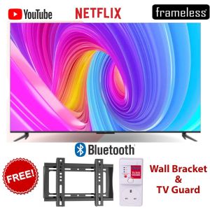 OFFER!!! OFFER!!!SKYWORTH SMART ANDROID TELEVISION FULL HD FRAMELESS WITH INBUILT TUNER AND DECORDER. SUPER CLARITY PICTURE QUALITY. ENERY SAVING.CAN DOWNLOAD APPS AND INSTAL APPLICATION. 2 YEARS WTY