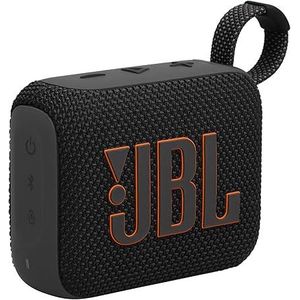 Jbl Go 4 - Ultra-Portable, Waterproof and Dustproof Bluetooth Speaker, Big Pro Sound, 7-Hour Built-in Battery, (Black)