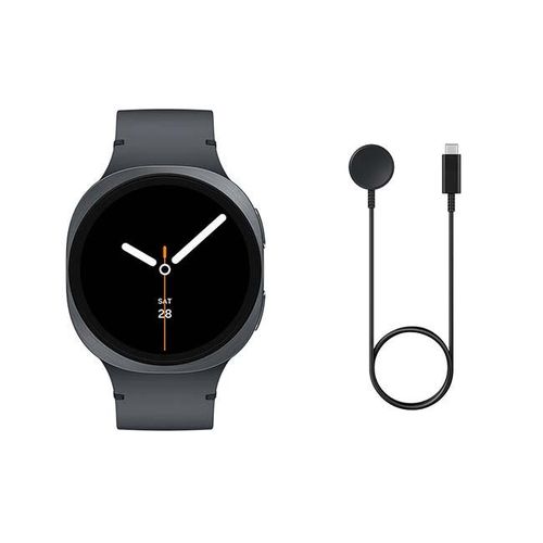 Samsung Galaxy Watch 8 44mm. slim,snug and smart watch.thinner,lighter and brighter than ever .reimagine with a new cushion shape and dynamic lug bands.the sleek case hugs your wrist for healthreading