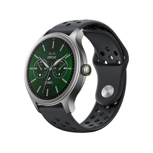 Oraimo Watch 6R, 1.39'' HDScreen, BT HD Calls, Blood oxgen & Heart Rate Monitor, IP68 Smartwatch_Chrome