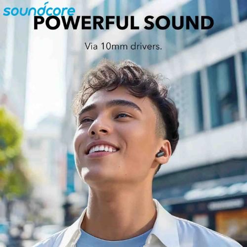 Anker Soundcore R50i NC Earbuds with 10Hrs Playtime (45Hrs with Case) & Powerful Sound.can withstand powere for a long period of time. has got a superb bass system.