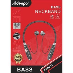 Aldeepo AD-BS13 without rubber tips 80hrs talk time wireless sport neckband with memory card slot now available