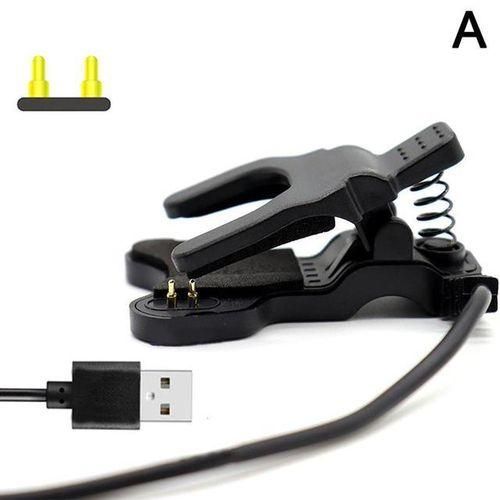 Universal 2-Pin 4mm Smart Watch Charger Smartwatch Smart Bracelet Wristband Clip Type Usb Charging Cable Backup Chargers