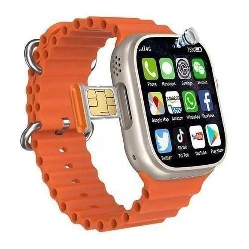 Smartwatch Smartbarry C90 ULTRA 4G SIM Smart Watch with 4GB RAM and 64GB. Internal Memory - with 2 Straps