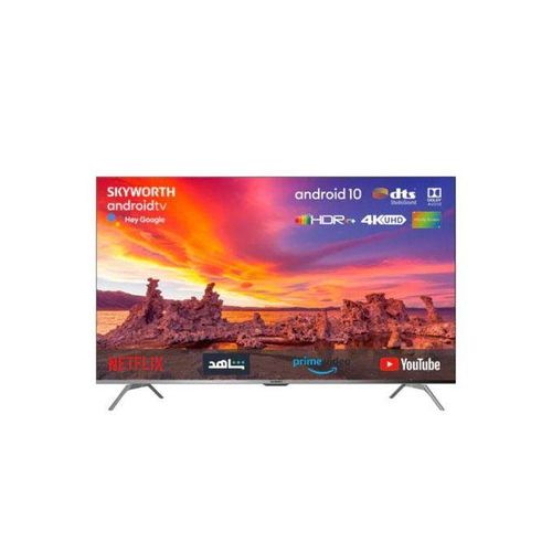 Skyworth 55 ' inch Frameless QLED hands free VOICE CONTROL GOOGLE TV Android Bluetooth Enabled Netflix Youtube FREE EXTENSION Google Play Assistant Television CHROME CAST In built Wi-FI & OK GOOGLE