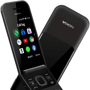 Nokia 2720 Flip Mobile, Mobile Phone, Dual Screen, Equipped with 4G Internet - Long Battery Life - Compact and Strong Dual Sim Card 4 GB Internal Memory, 512 MB RAM, Dual SIM Featured phone
