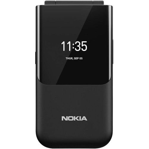 Nokia 2720 Flip Mobile, Mobile Phone, Dual Screen, Equipped with 4G Internet - Long Battery Life - Compact and Strong Dual Sim Card 4 GB Internal Memory, 512 MB RAM, Dual SIM Featured phone