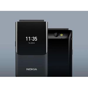 Nokia 2720 Flip Mobile, Mobile Phone, Dual Screen, Equipped with 4G Internet - Long Battery Life - Compact and Strong Dual Sim Card 4 GB Internal Memory, 512 MB RAM, Dual SIM Featured phone