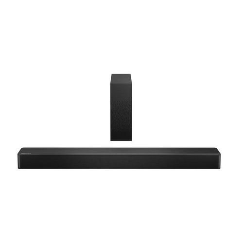 Hisense HS2100 2.1 Soundbar Home Theatre System with Wireless Subwoofer, 240W, Dolby Audio.Has got a superb deeper bass system with pure output crarity surrounding sound .