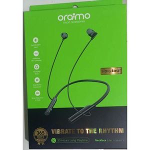 Oraimo Et Gcl Necklace Lite, Wireless Neckband Headphones With Call Vibration, Dual Device Connection, Noise Reduction & IPX4 Waterproof Design
