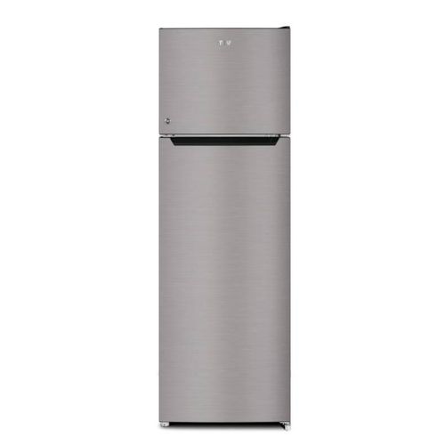 CLEARANCE OFFER Mika 168 litres double door refrigerator.The Mika 168L Double Door Fridge (MRDCD168LSD) is designed to deliver efficient food storage and cooling for modern households. With its spacio