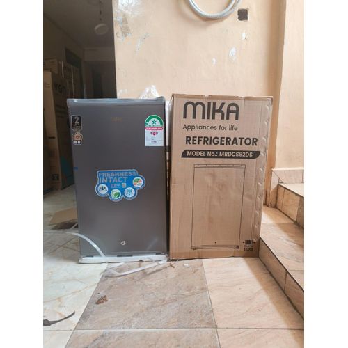 Mika 92 Litres Mini Fridge - CFC Free - Eco friendly, Glass shelves - durable and easy to clean, Power: 60W, Egg & Ice tray provided.pure freshness for a long period of time