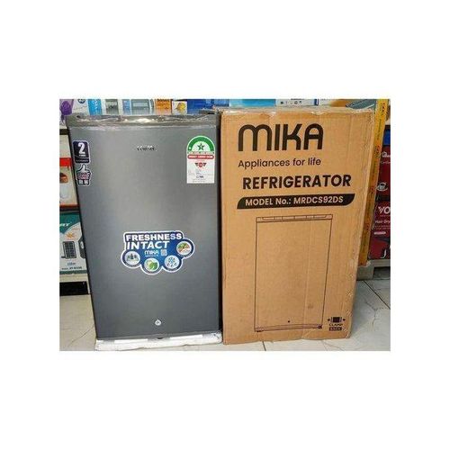 Mika 92 Litres Mini Fridge - CFC Free - Eco friendly, Glass shelves - durable and easy to clean, Power: 60W, Egg & Ice tray provided.pure freshness for a long period of time