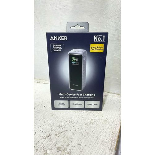 Anker PRIME 250W PORTABLE POWER BANK, MULTI-DEVICE FAST CHARGING, SMART APP CONTROL,27650mAH.SUPER FAST CHARGING WITH TWO WAY QUICK CHARGE