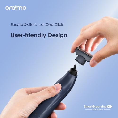 Oraimo Smart Grooming Kit – All-in-One Waterproof Grooming System With High-Speed Motor For Precision Styling
