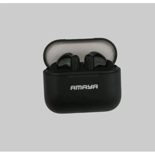 Amaya Freepods Lite ATW-330 Max Wireless Bluetooth Earbuds with 60 Hours Long Playtime, Deep Bass Stereo Sound, Touch Control, Stable Connection, Fast Charging Case, Comfortable Fit, Original Amaya