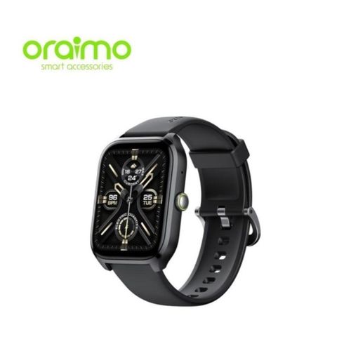 Oraimo Watch 5 Lite Smartwatch 2.01” HD Display | Bluetooth Calling | 105+ Sports Modes | Heart Rate & SpO₂ Monitoring | IP68 Waterproof | 7 Days Battery | Android & iOS Compatible Smart Watch for all