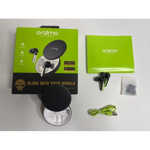 Oraimo FreePods 4 True Wireless Earbuds | ENC Noise Reduction | Deep Bass Sound | Bluetooth 5.3 | Long Battery Life | Touch Control | Comfortable Fit | Android & iOS Wireless Earphones Kenya