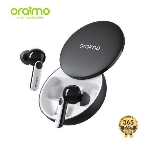 Oraimo FreePods 4 True Wireless Earbuds | ENC Noise Reduction | Deep Bass Sound | Bluetooth 5.3 | Long Battery Life | Touch Control | Comfortable Fit | Android & iOS Wireless Earphones Kenya