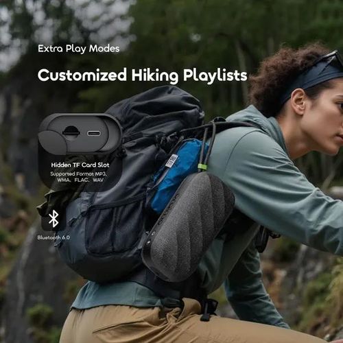 Oraimo SpaceBox Active 25W Portable Bluetooth Speaker – FM Radio, Memory Card, Long Battery, IP55 Dust-&-Water Resistant – Outdoor & Indoor Audio Speaker Kenya