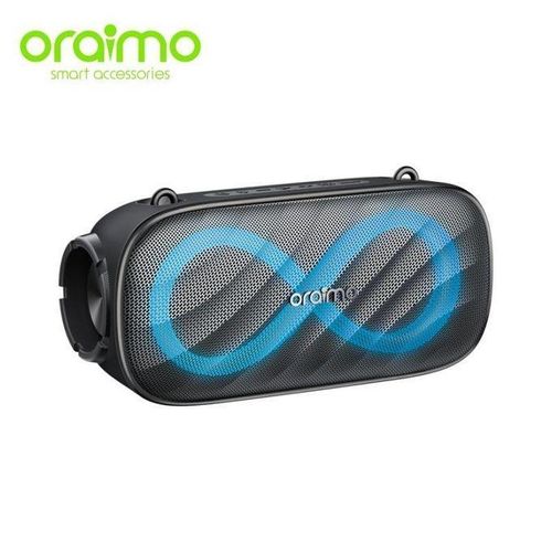 Oraimo SpaceBox Pro 80W Wireless Bluetooth Speaker – Deep Bass, Infinite Beat Lights, Karaoke Support, Long Playtime & Portable Strap – Party/Outdoor Speaker Kenya