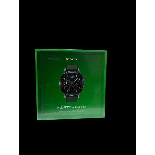 Infinix XWatch N4 Pro AMOLED Smart Watch with Bluetooth Calling, AI Assistant, Heart Rate & SpO₂ Monitoring, IP68 Waterproof, Long Battery Life Smartwatch for Android & iOS – Original Infinix Wearable