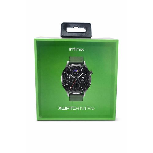 Infinix XWatch N4 Pro AMOLED Smart Watch with Bluetooth Calling, AI Assistant, Heart Rate & SpO₂ Monitoring, IP68 Waterproof, Long Battery Life Smartwatch for Android & iOS – Original Infinix Wearable