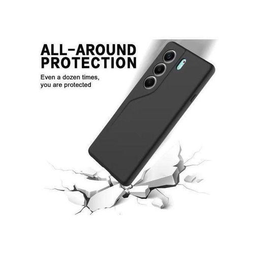 Tecno Camon 40 Pro Original Premium Silicone Black Heavy Duty Phone Case Protective Back Cover
