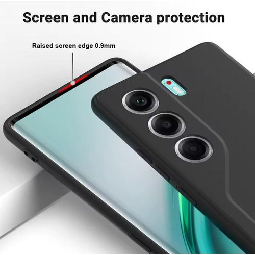 Tecno Camon 40 Pro Original Premium Silicone Black Heavy Duty Phone Case Protective Back Cover