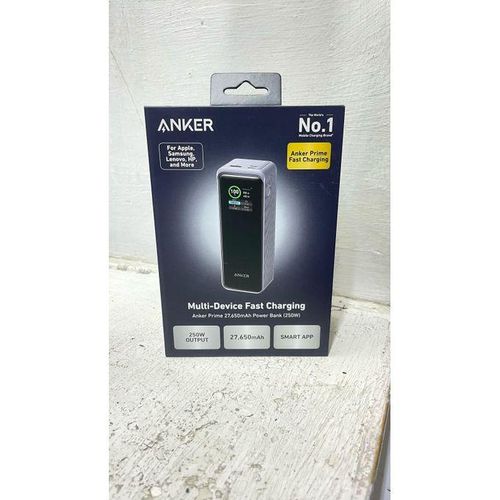 Anker Prime Power Bank 100W 27650mAh Fast Charging Powerbank – Smart Digital Display Portable Laptop Charger, USB-C PD High Capacity Power Bank for MacBook, Samsung, iPhone, Tablets & Gaming Devices K