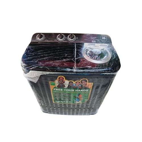 Synix 10KG Washing Machine Twin Tub Semi-Automatic Washer – Large Capacity Laundry Machine, Powerful Motor, Energy Saving Top Load Washing Machine for Home Use Kenya