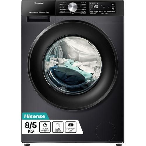 Hisense 8KG Wash and Dry Washing Machine Front Load Washer Dryer Combo – Fully Automatic Laundry Machine with Quick Wash, Energy Saving Inverter Motor, Steam Care & Smart Programs Kenya