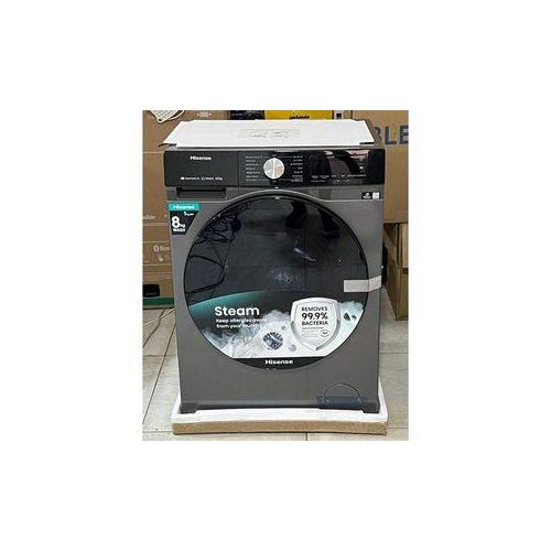 Hisense 8KG Wash and Dry Washing Machine Front Load Washer Dryer Combo – Fully Automatic Laundry Machine with Quick Wash, Energy Saving Inverter Motor, Steam Care & Smart Programs Kenya