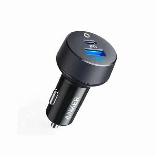 Anker PowerDrive 2 Dual USB Car Charger – Fast Charging 24W Car Adapter, Dual Port USB Vehicle Charger for Android & iPhone, Smart PowerIQ Technology, Compact Car Phone Charger for Travel, Taxi, Uber