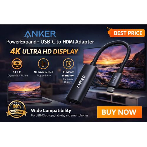 Anker PowerExpand USB-C Hub Multiport Adapter – High-Speed Data Transfer Hub with HDMI, USB 3.0 Ports, SD Card Reader & Power Delivery Charging, Laptop Docking Station for MacBook, Windows Laptop, Tab