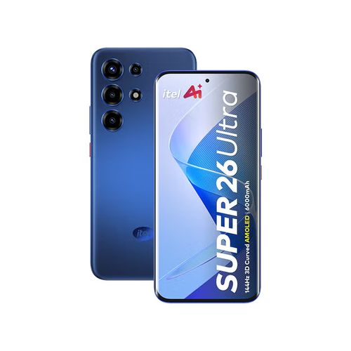 Itel S26 Ultra Smartphone – 6.78” Curved AMOLED 144Hz Display, 50MP AI Camera, 6000mAh Battery, 8GB RAM 128GB/256GB Storage, Android 15 Dual SIM 4G Smartphone, Fast Charging Mobile Phone Kenya