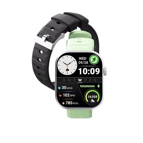 Itel Smart Watch Fit Fitness Smartwatch, Bluetooth Calling, Heart Rate Monitor, Sleep Tracking, Sports Modes, HD Display, Long Battery Life, Waterproof Smart Watch Compatible with Android & iOS Smartp